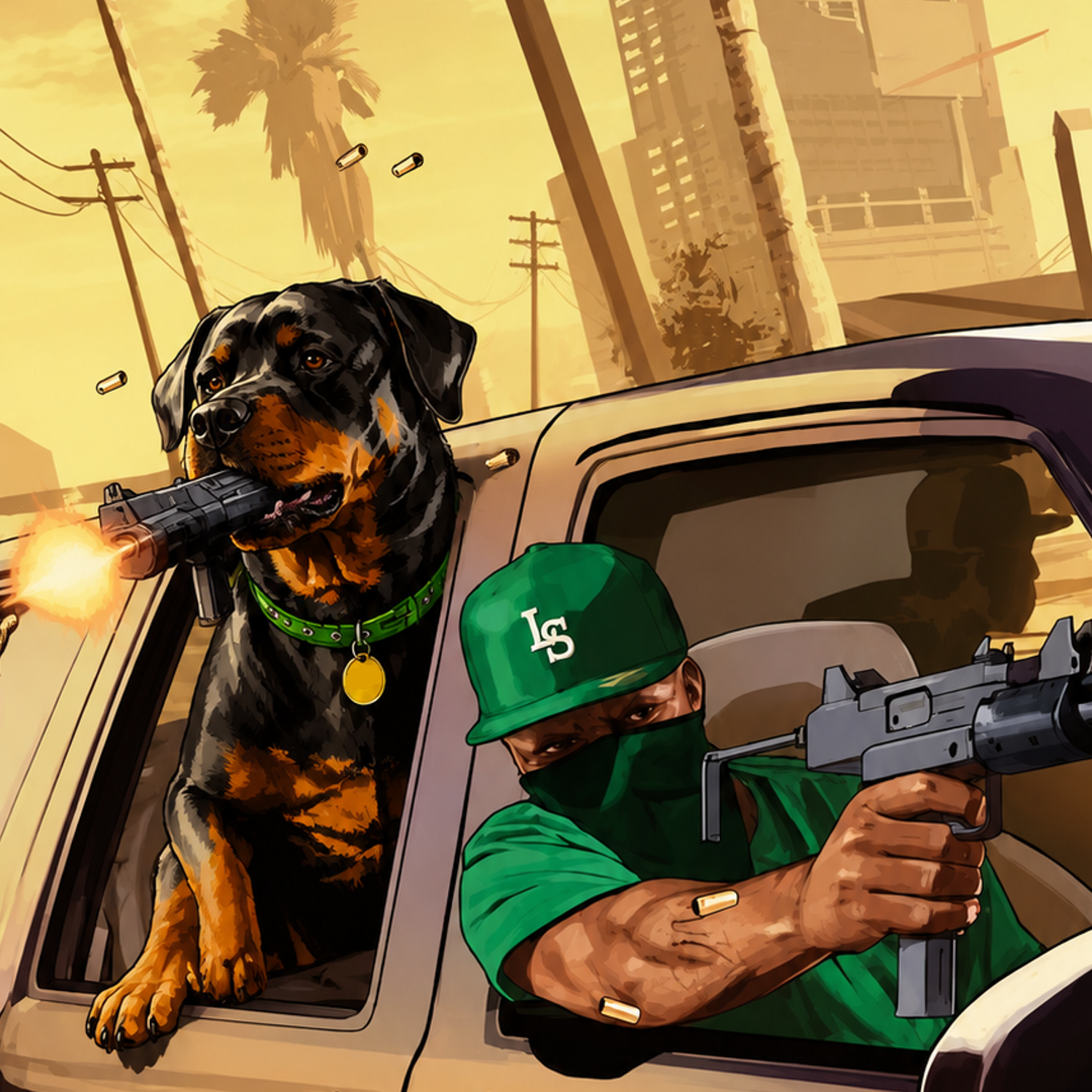 CHOP riding shotgun through the city